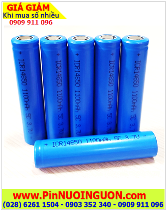 Pin sạc ICR14650, Pin sạc Lithium Li-ion Sunmoon ICR14650 (1200mAh 3.7v) chính hãng